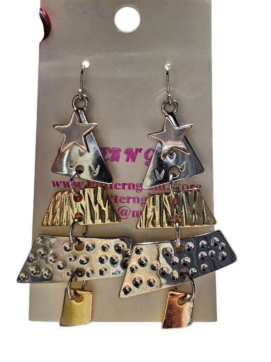 Glitter N Glam 2507 Silver, Gold and Rosegold Christmas Trees
