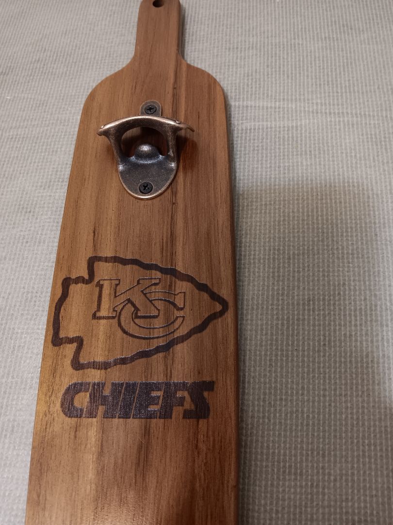 Chief bottle opener, 5x24, Kat’s Creations