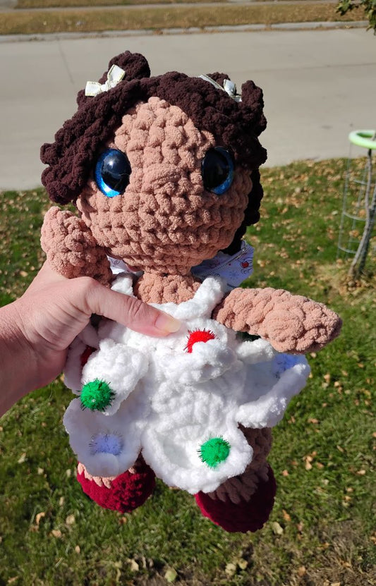 Christmas Dolls,White, Head2Heel crochet