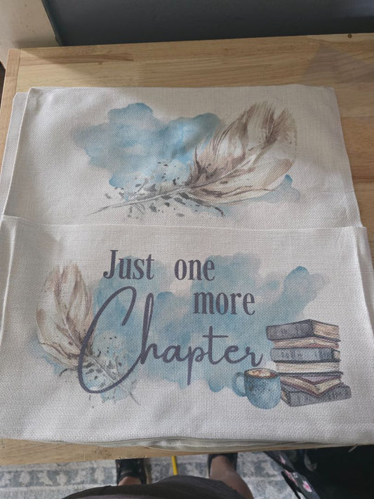 Pillow JUST ONE MORE CHAPTER POCKET PILLOW