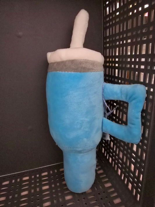 Blue Amira's Dog Treats Tumbler Plush Squeak Toy