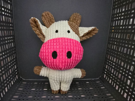 Cow Plush Squeak Toy