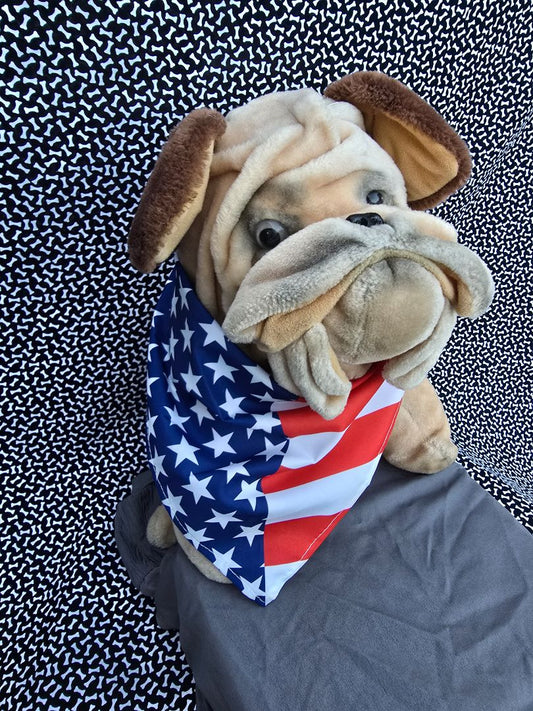 Red/White/Blue Flag  Bandana, One Size