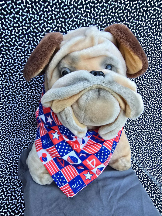 Red/White/Blue Flag  Bandana, One Size