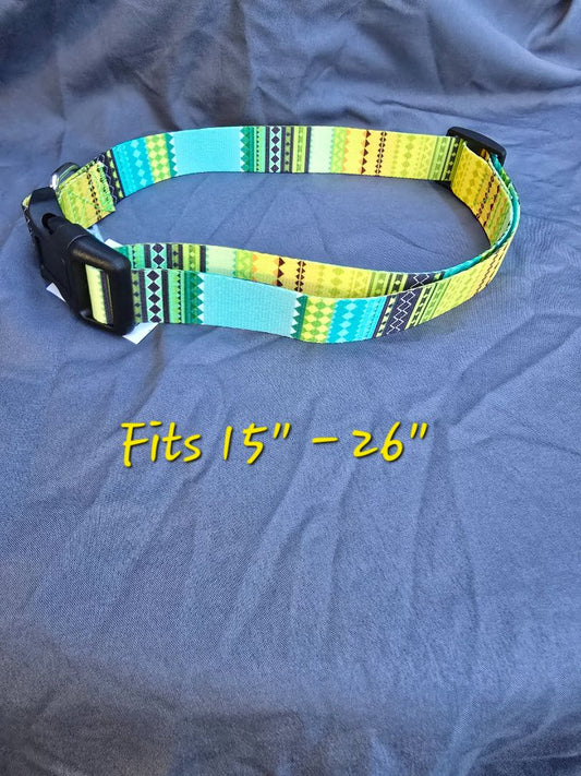 Yellow Geometric  Collar, Large