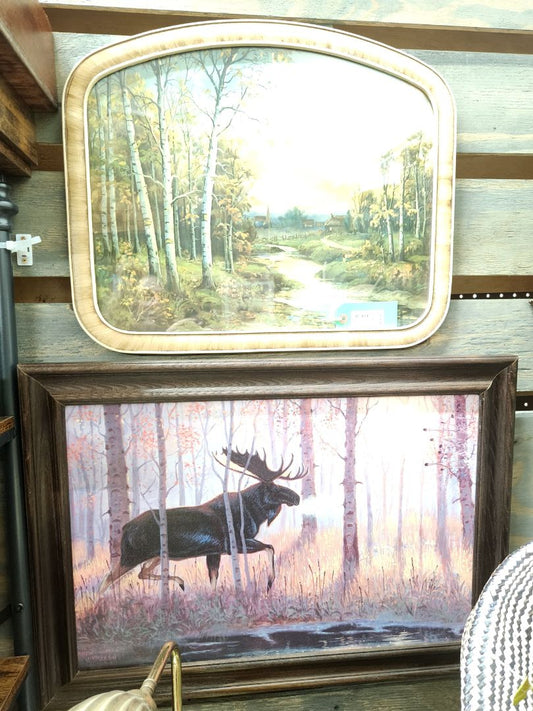 Antique - Framed Print "Woodland Splendor"