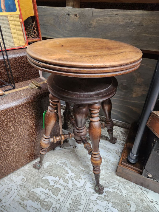 SOLD!  Antique Piano Stool