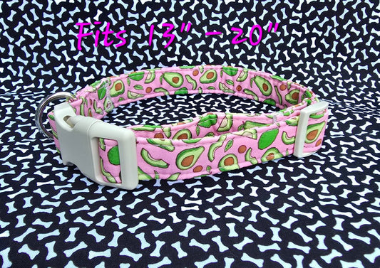 Pink Avocado  Collar, Medium