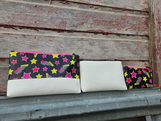 White Lilac Lakes Bags, Med