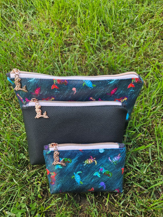 Colorful mermaids Lilac Lakes Bags, Small