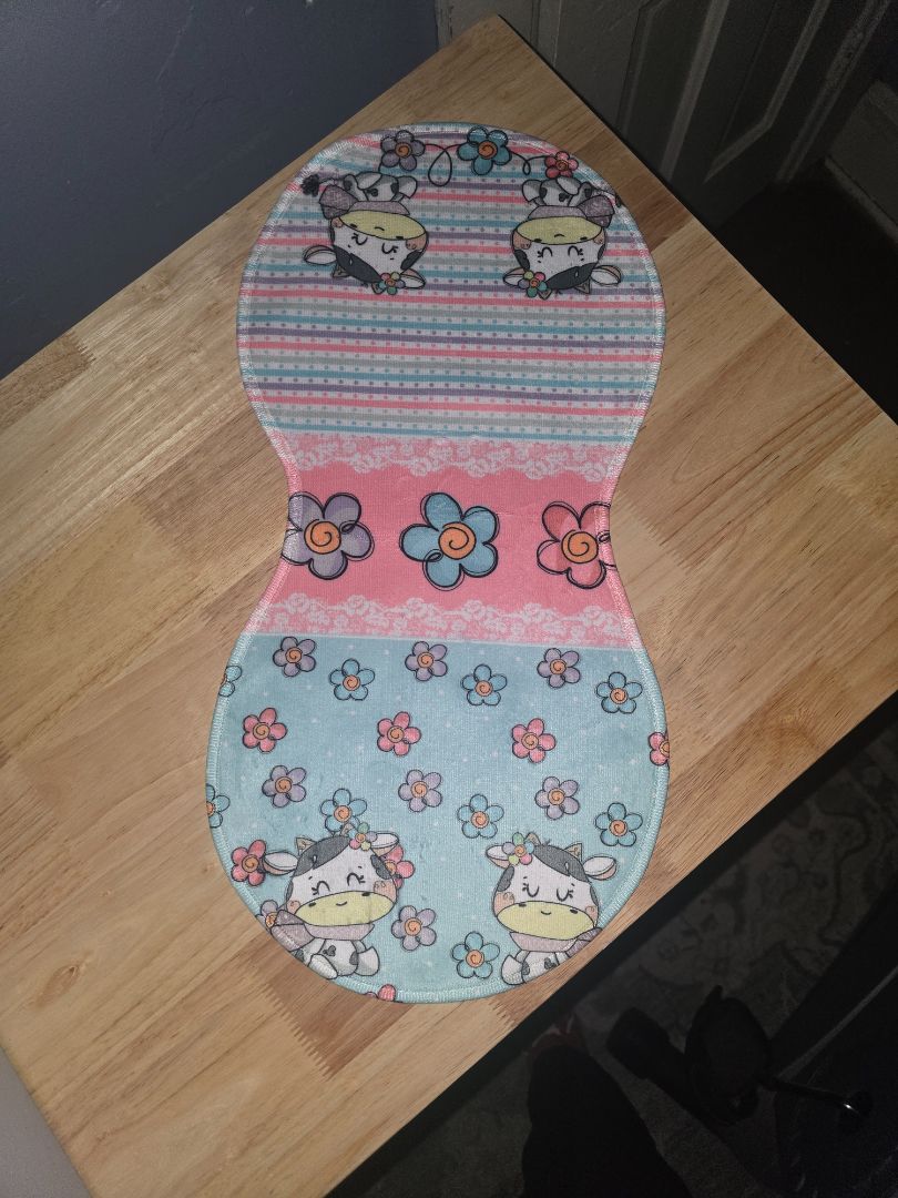 Baby Silly cow burp cloth