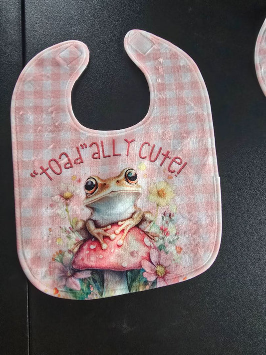 baby Toad ally cute bib