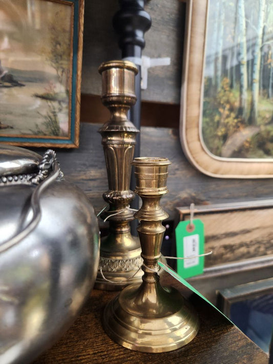 Home Decor - Vintage Brass Candlestick