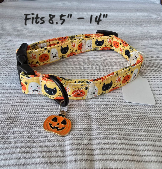 Yellow Hall. Ghost/Pump/Cat  Collar, Small