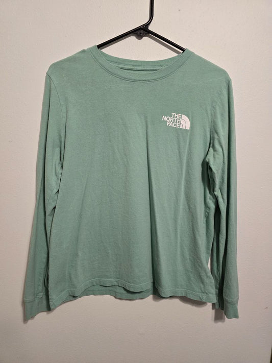 Green The North Face Long Sleeve Tee, Medium