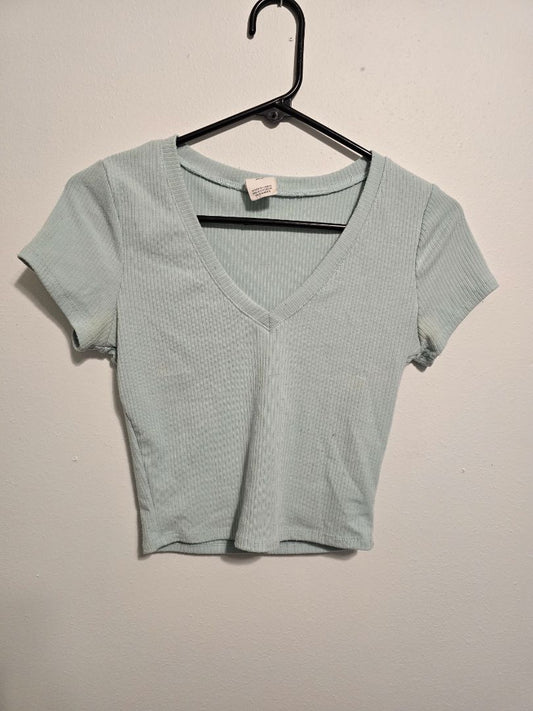 Light Blue Destined Crop Top, Small