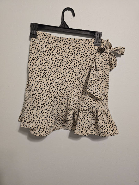 Tan/Black Shein Dress Skirt, Medium