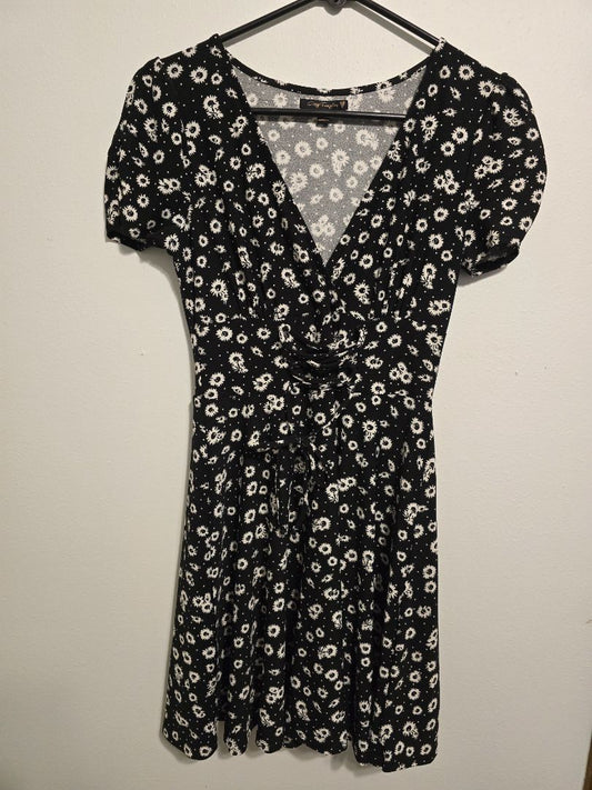 Black City Triangles Dress, Small
