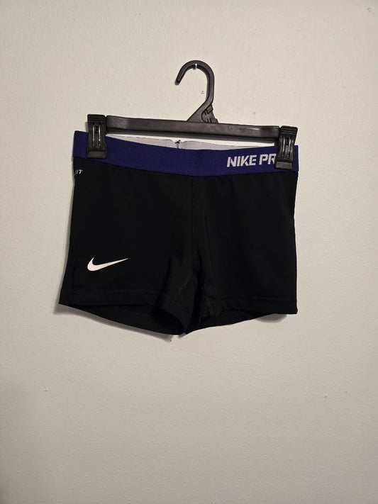 Black NIKE PRO Shorts, Small