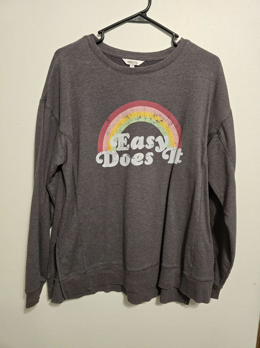 Gray Wildfox Sweatshirt, Medium