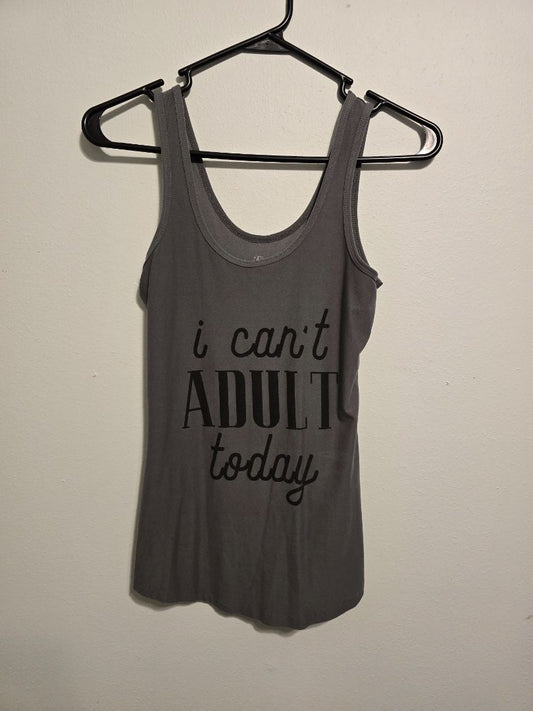 Gray No Boundaries Tank Top, Small