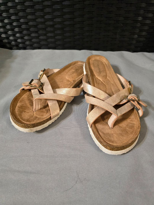Rose Gold Maurices Sandals, 7