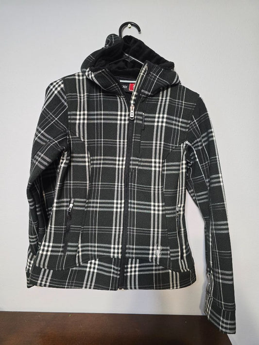 Black/White Spyder Jacket, Small