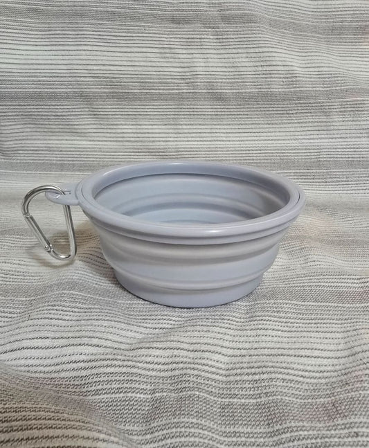 Blue  Collapsible Pet Bowl, 5"