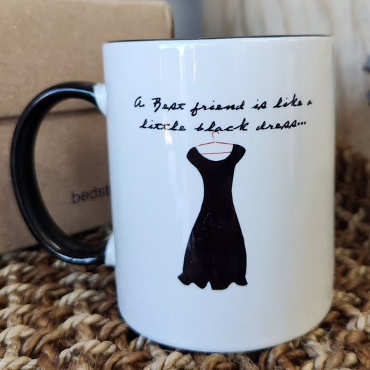 Black Dress Mug
