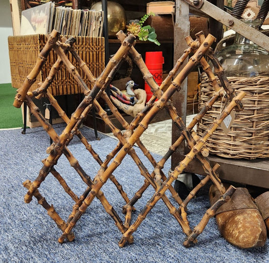 Vintage Bamboo Extending Rack