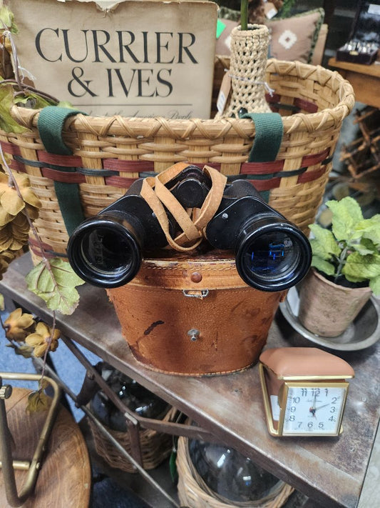 Vintage Binoculars w/Case