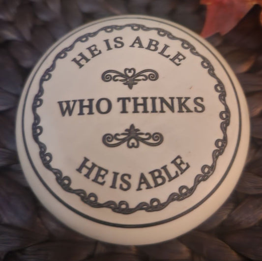 He is Able Paperweight