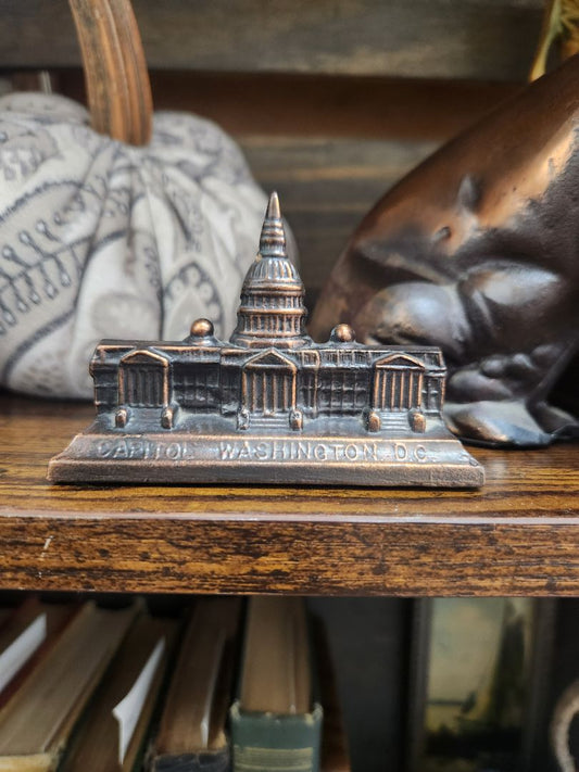 Vintage Bronze DC Capitol Decor