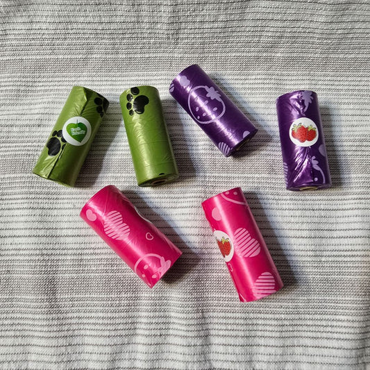 Assorted  Waste Bag Refill Roll, 15 count
