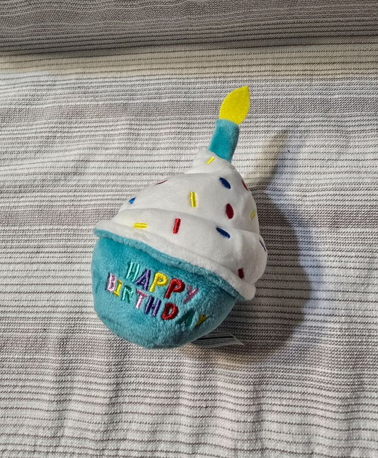 Happy BDay Boy  Plush Squeak Toy