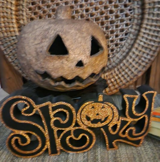 "Spooky" Wood Decor