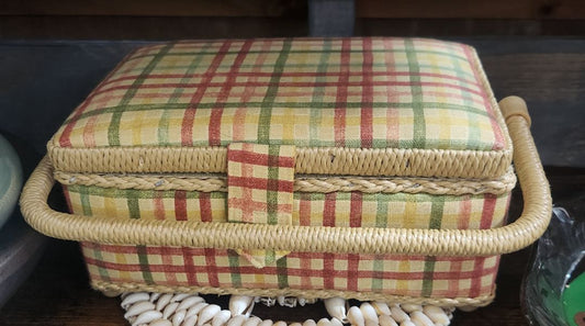 Vintage Sewing Basket w/Accessories