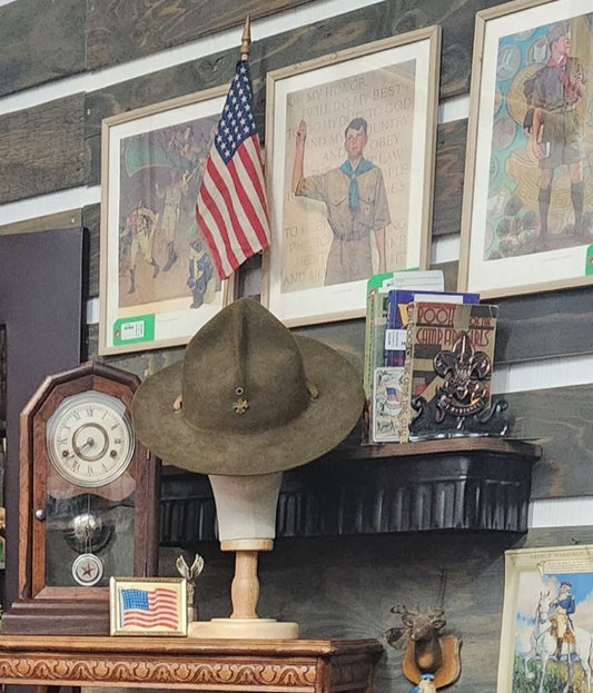 Vintage 48 Star Flag w/ Metal Stand