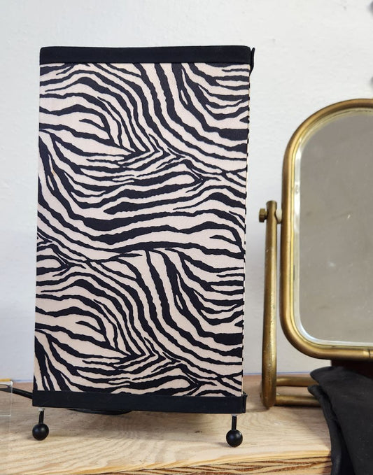Zebra Print Lamp