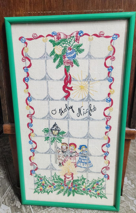 Vintage Framed O Holy Night