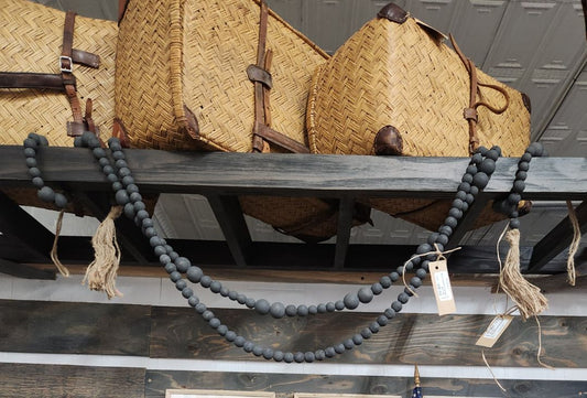 Black Beaded Garland