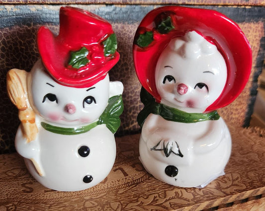 Vintage Snowman S/P Shakers