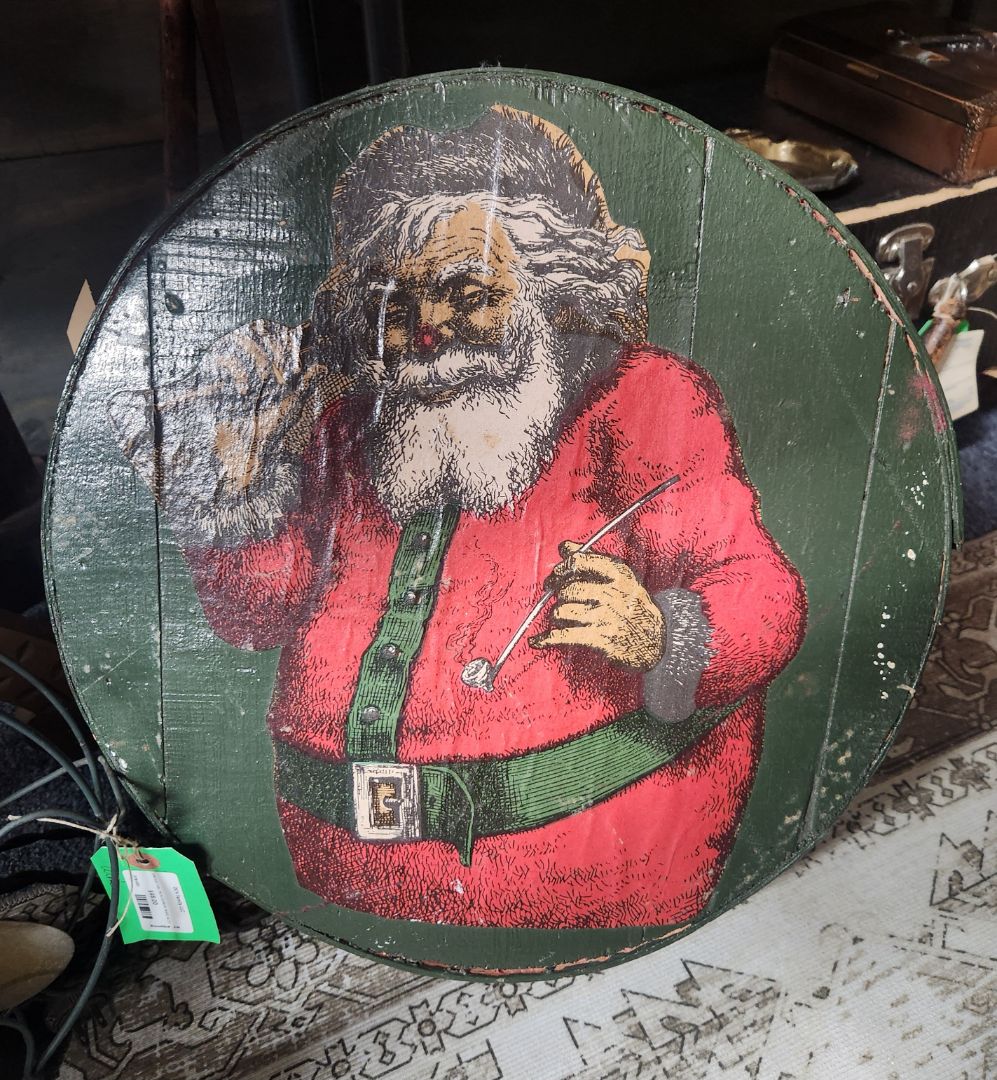 Vintage Like Santa Shaker Box
