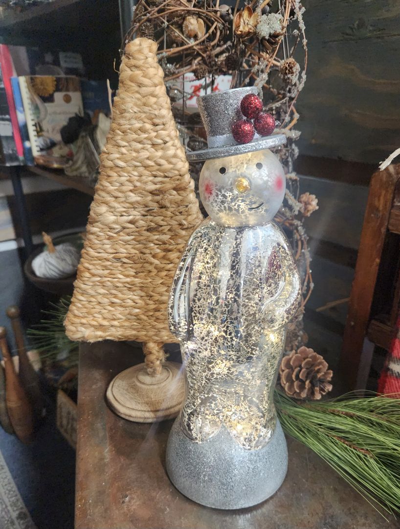 Glitter & Light Snowman