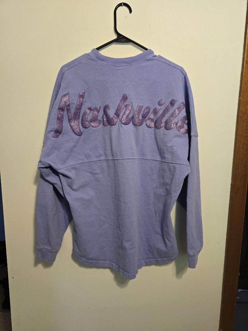 Purple Spirit Jersey Nashville Sweatshirt, Medium
