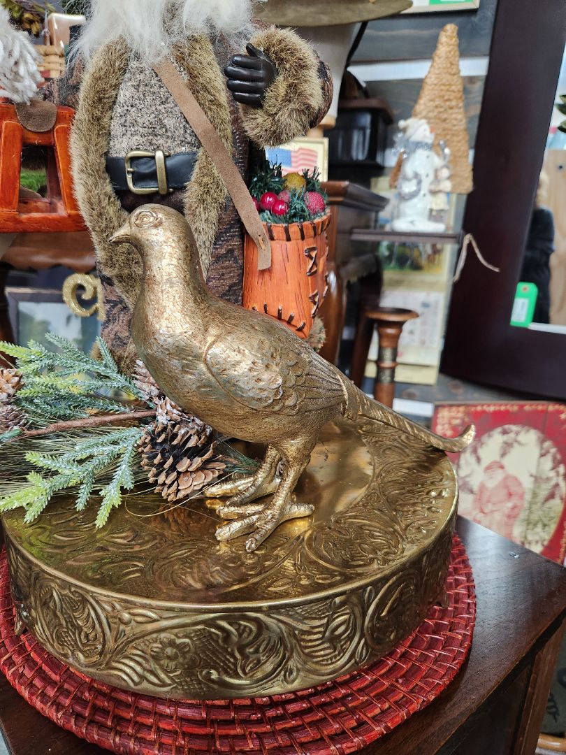 Gold Pheasant Figure
