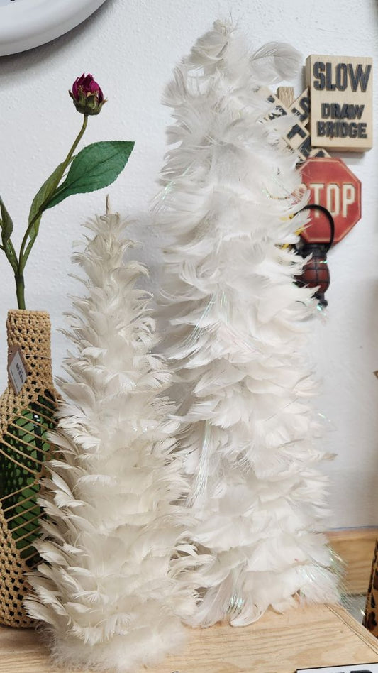 White Feather Tree Tall