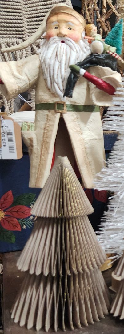 Gold Pleated Paper Tree - Small