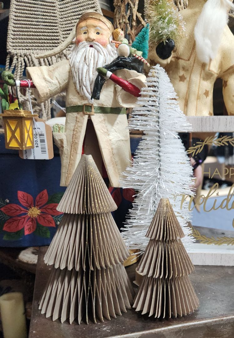 Gold Pleated Paper Tree - XSmall