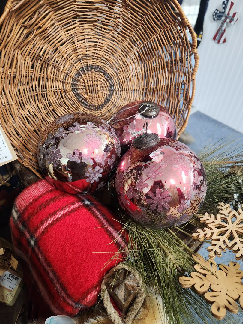 Large Glass Ornament